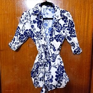 Zara Button Down Mini Dress